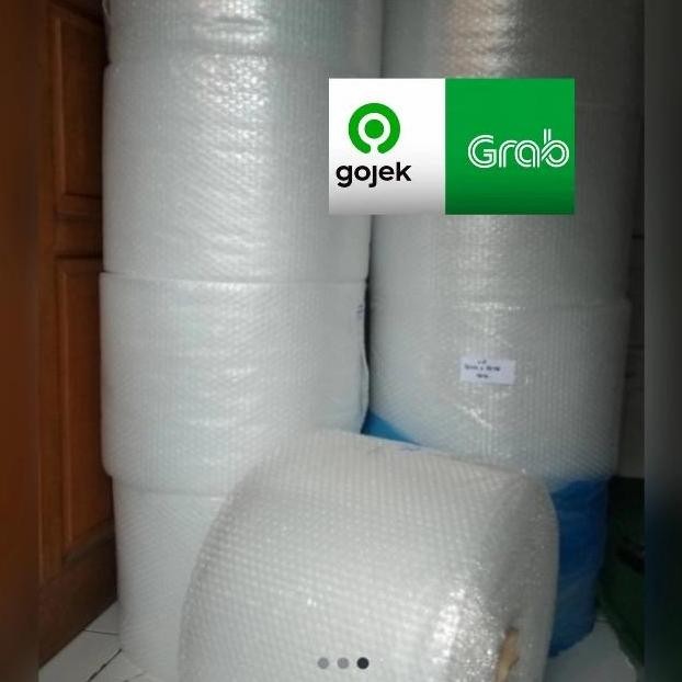 

ready Bubble wrap warna Hitam, Putih uk.40cm x 50mt, via gosend Cimahi