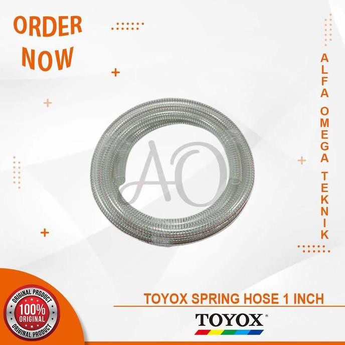 SELANG KAWAT SEPIRAL BENING TOYOSPRING 1 INCH TOYOX SPRING HOSE PVC 1"