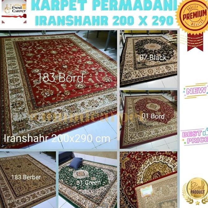 Karpet iranshahr jumbo 200x290 karpet lantai permadani mewah lembut murah