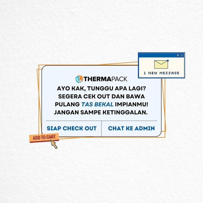 

ready Hamper Ramadhan / Lebaran Eid - ThermaPack Premium Flap Bag + Strap