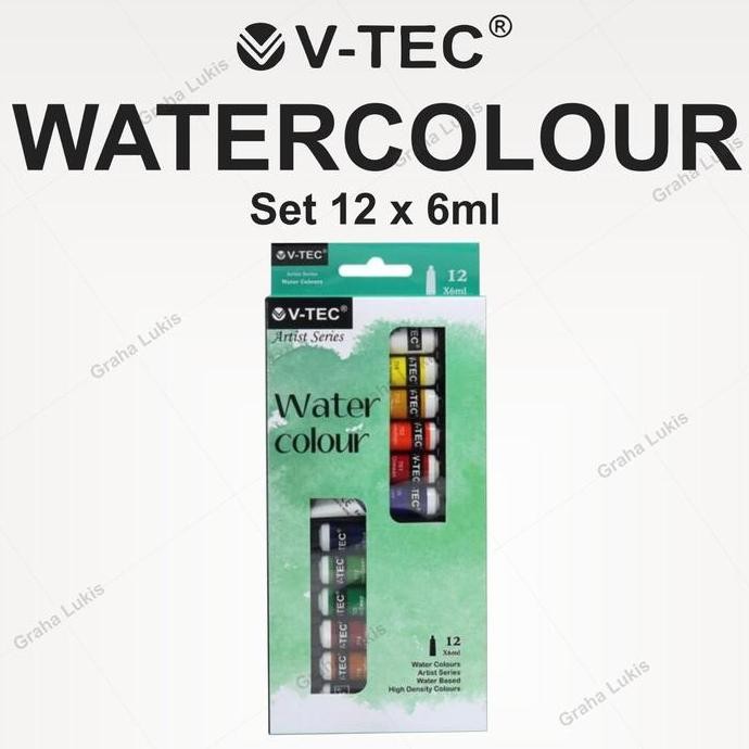 

ready !!! V-Tec Watercolour 12x6ml - Cat Air merk V-Tec