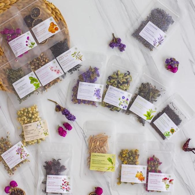 

FLOWER TEA/TEH BUNGA PREMIUM TRIAL SACHET/LAVENDER/GREEN TEA/BLACK TEA