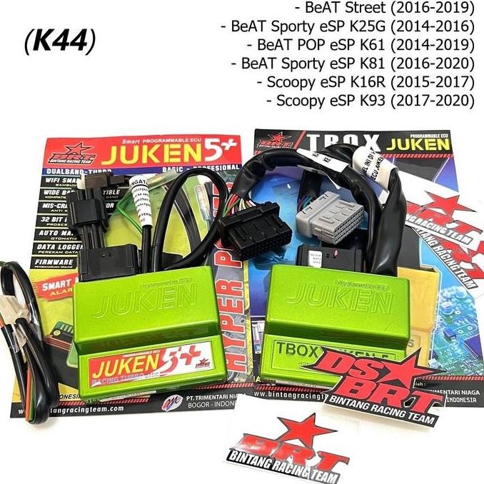 ECU BRT JUKEN 5 5++ PLUS TBOX BEAT SCOOPY VARIO 110 ESP Starter Halus K44 K25G K61 K81 K93 K16R mura