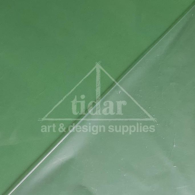 ready Mika Bening Tebal 0,5 - 1 MM Uk. 50x50 CM / Plastik Akrilik Transparan