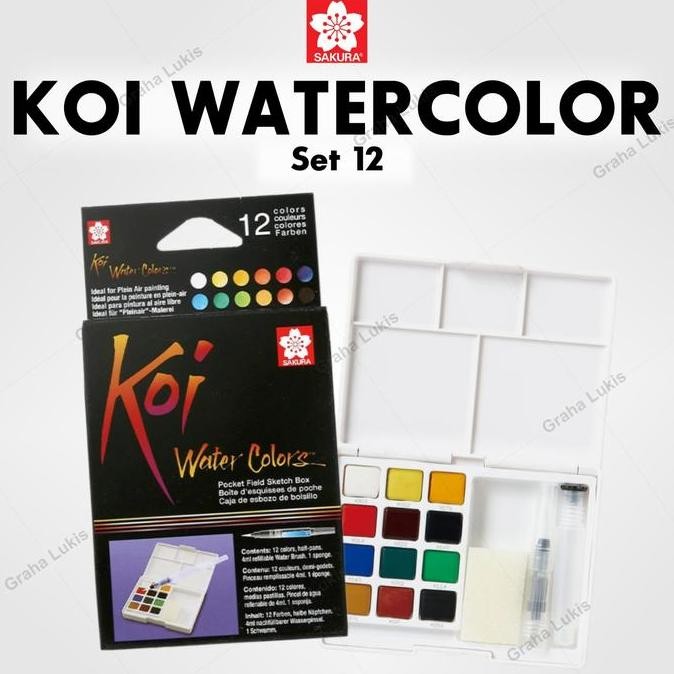 

ready !!! Sakura Koi Water Color 12