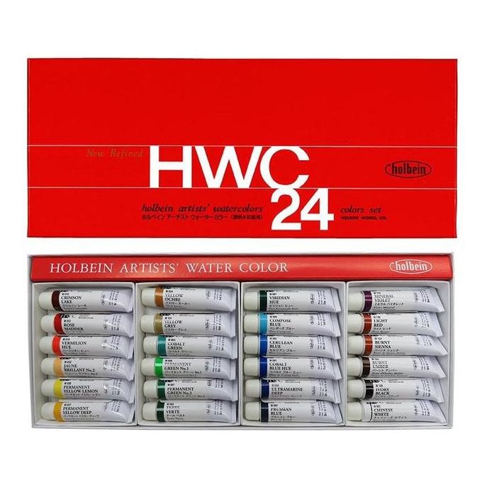 

ready !!! Holbein Artist Watercolor Set 24