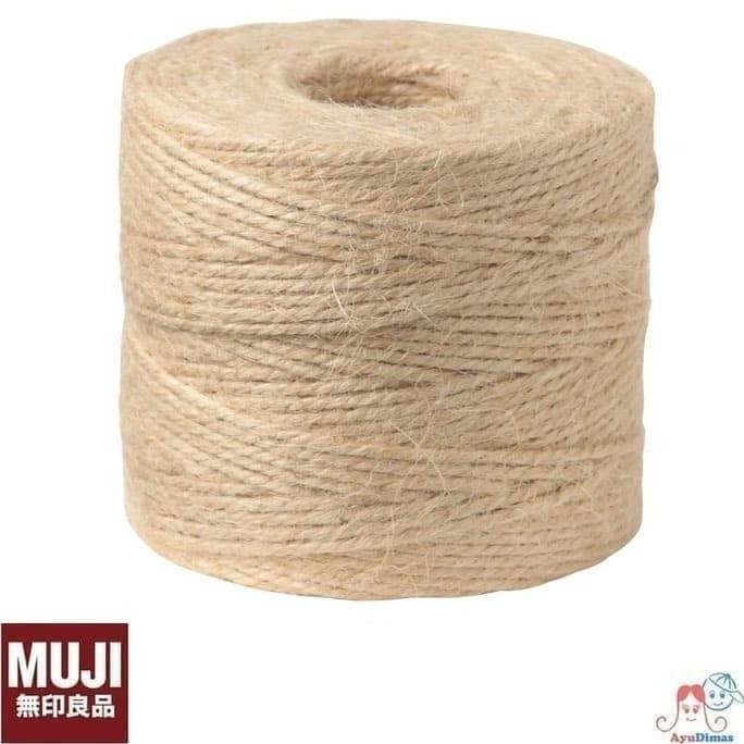 

ready MUJI Natural Jute Twine - Tali rami karung goni utk Art n Craft