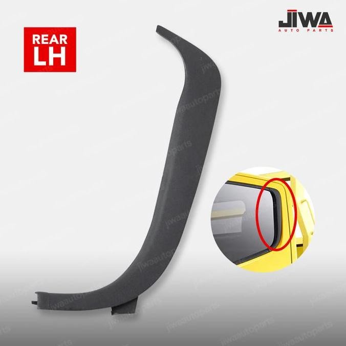 Jiwa Auto - Garnis List Lis Kaca Pintu Belakang Canter PS125 PS110 Aksesoris Mobil Box murah