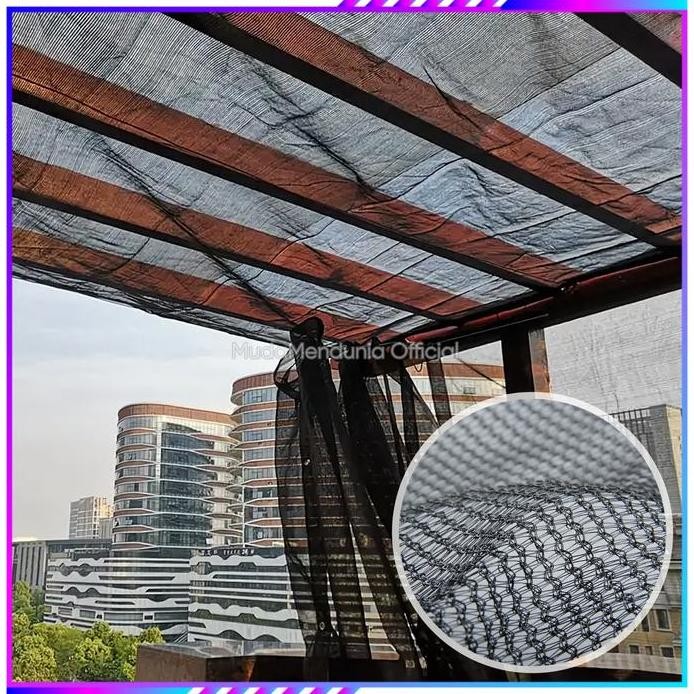 baru Paranet Nilon Nylon 75% Lebar 3 Meter Shading Net Import