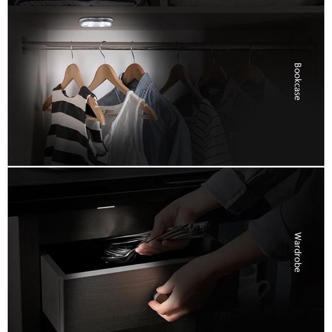 [micar] Lampu 6LED  Mobil Lampu Plafon Atap Dalam Mobil Touch Light/ LED Touchscreen Car headlamp /M