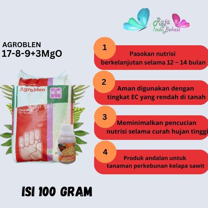 baru RAJA INDO 25kg Pupuk Agroblen 17-8-9+3MgO - Dekastar Agroblend 1789 17 8 9