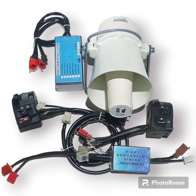 SIRINE PATWAL NMAX OLD MODUL SIRINE 1SET PNP HOLDER VIXION LEXI WHELEN