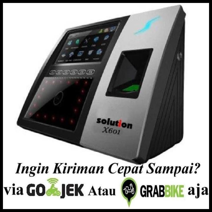 Terlaris Mesin Absensi Sidik Jari Solution X 601 / Finger Print Solution 601 Good Quality