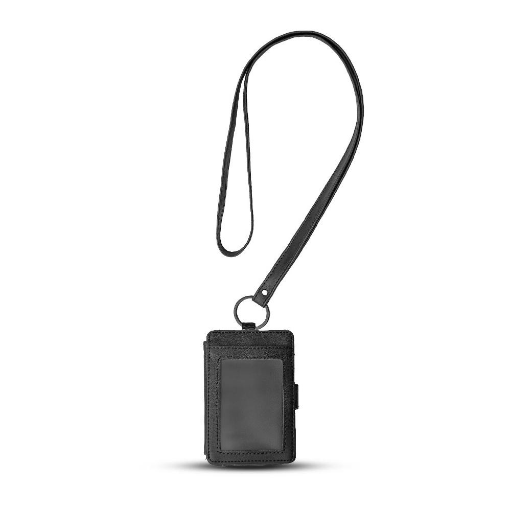 

Evernext Apparel - Lanyard Kartu ID Pria Card Holder Kulit Pria Oscar Lanyard Gantung Kantoran