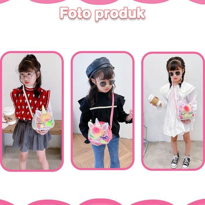 Tatajoy Mainan Tas Anak Cewek Mainan Make Up Tas Anak Cewek Lucu Unicorn Mainan Makeup Anak Makeup M
