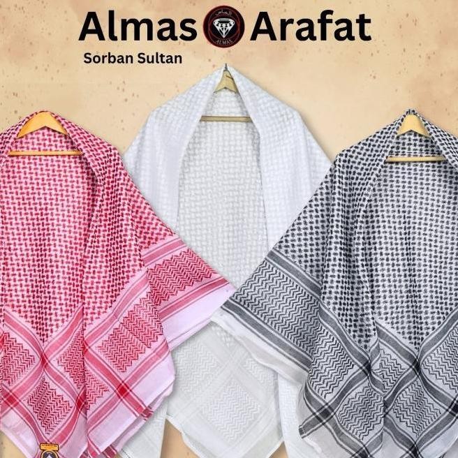 Sorban Saudi Almas Super segi empat sorban premium AS99
