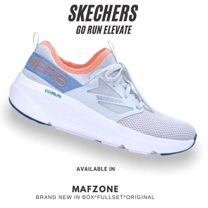 Diskon Skechers Go Run Elevate Womens Running - Grey Original Bnib