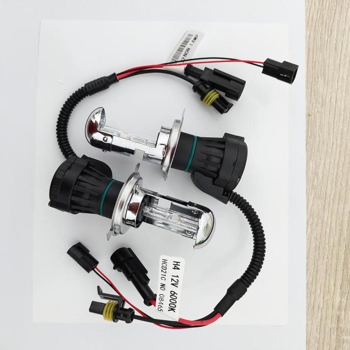 New Bohlam Lampu Hid H4 35W 6000K Putih Terjamin