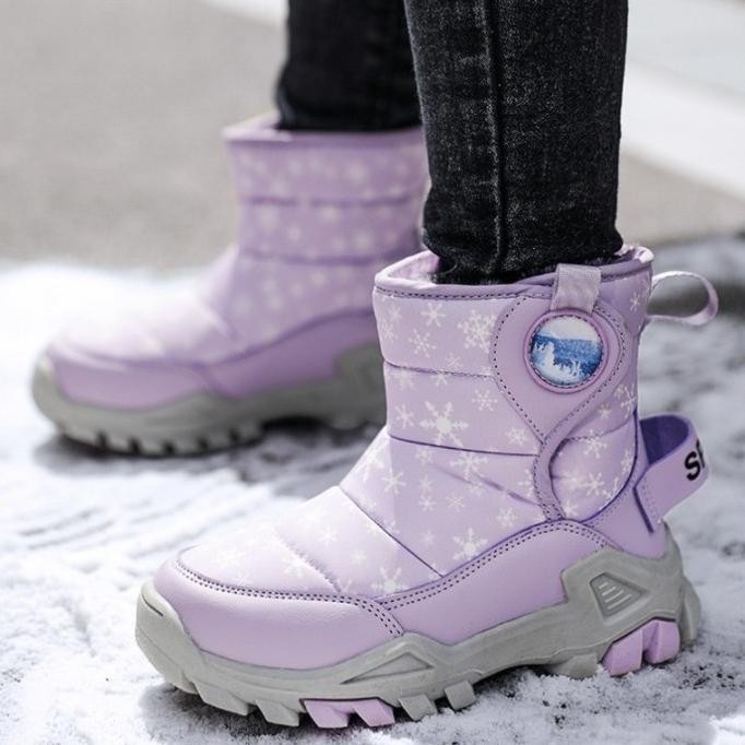 Tersedia KIDS WINTER SNOWY BOOTS THERMAL SEPATU ANAK PEREMPUAN LAKI MUSIM DINGIN