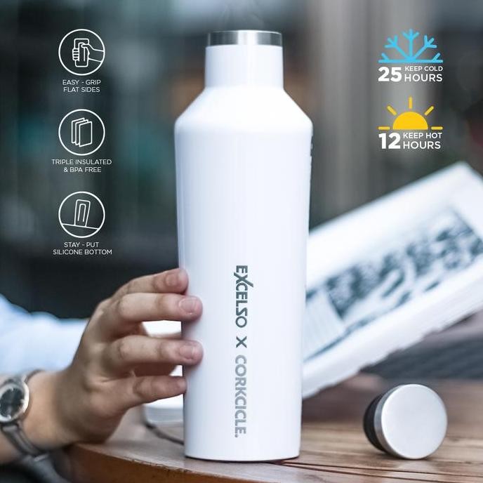 Excelso X Corkcicle Official Tumbler Canteen16Oz Best