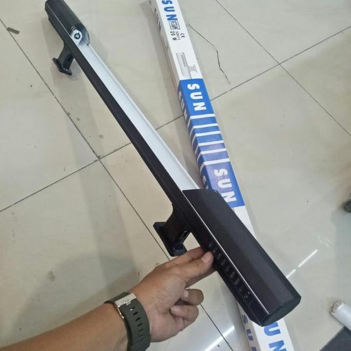 Kap Lampu Tl Bambu 1X18 Watt Segi 8 Merk Sun