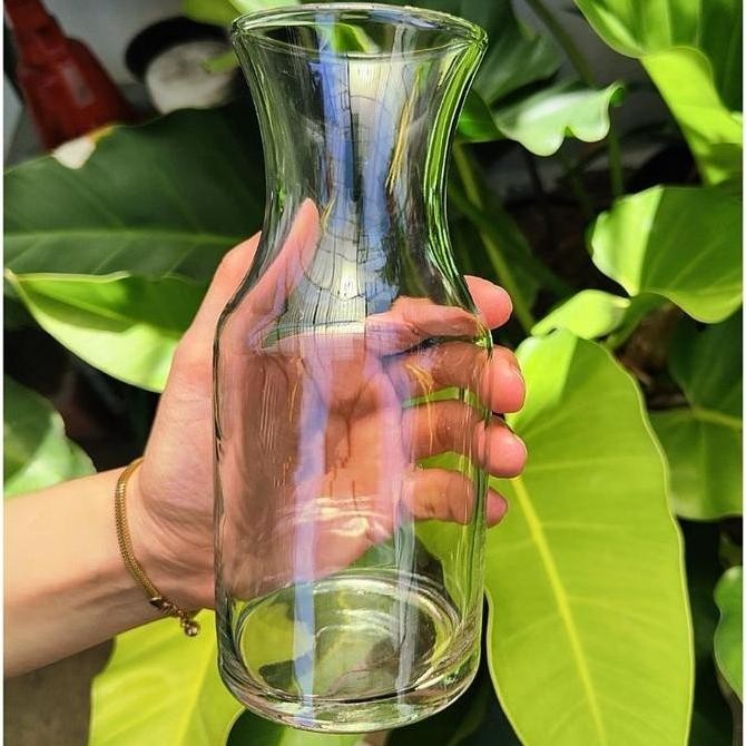 

Vas bunga kaca bening tinggi bhelarus 470ml / Vas bunga aesthetic meja tamu / Pot kaca tanaman air / Dekorasi minimalis