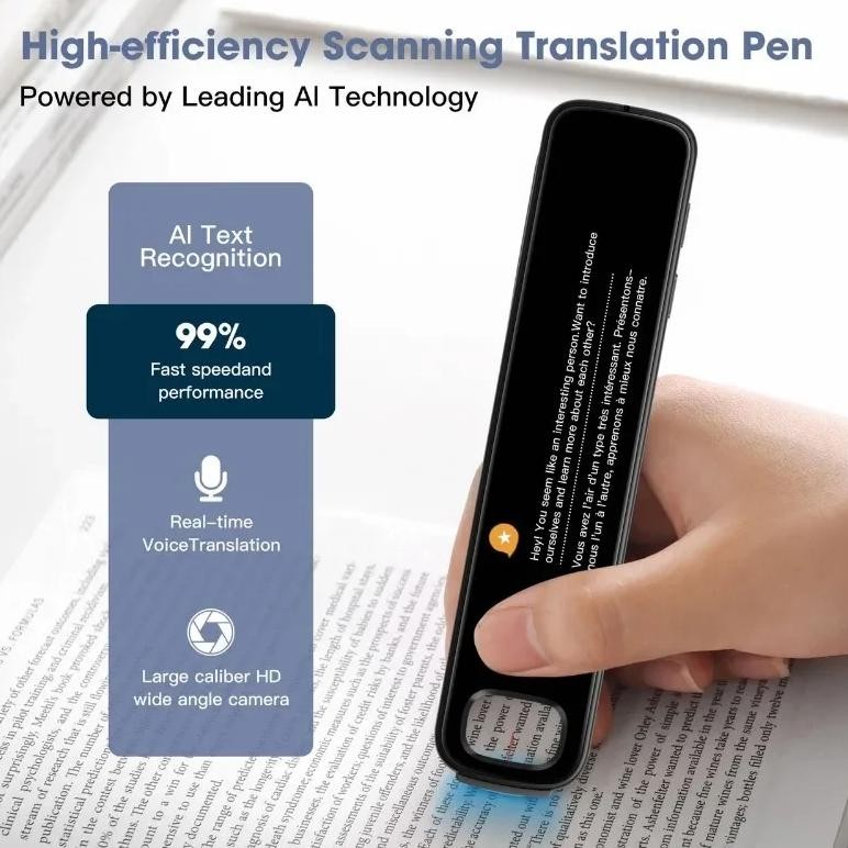 

X10 Point Reading Translation Pen 3.76 Inches 142 Language Electronic Voice Scanning Pen Mutual Translation Dictionary Pen