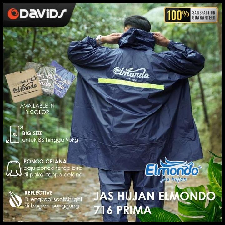 Terlaris Jas Hujan Setelan Dewasa Jaz Ujan Ponco Celana Raincoat Elmondo 716 Best Seller