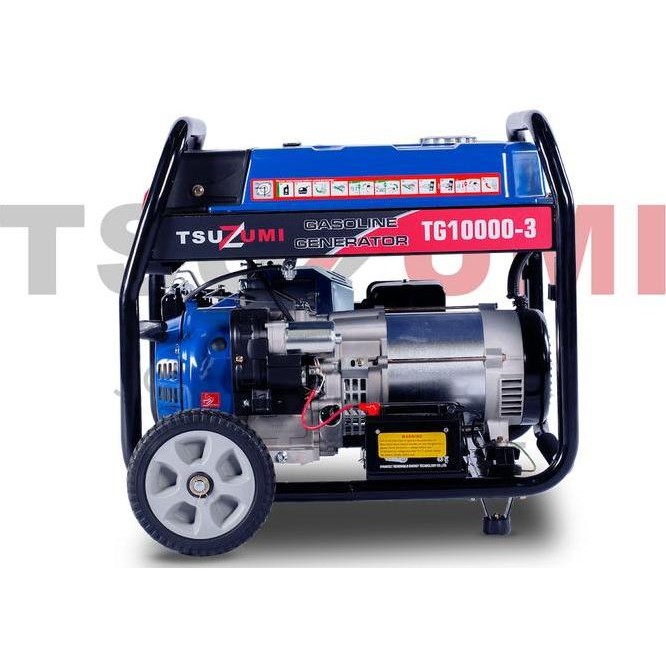 Genset 10 Kva 3 Phase Tsuzumi Tg 10000S-3 , 100% Tembaga Avr