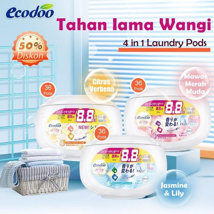 NEW Ecodoo Buy More Save MoreGel parfum laundry tahan lama promodetergent laundry heaven scent liqui