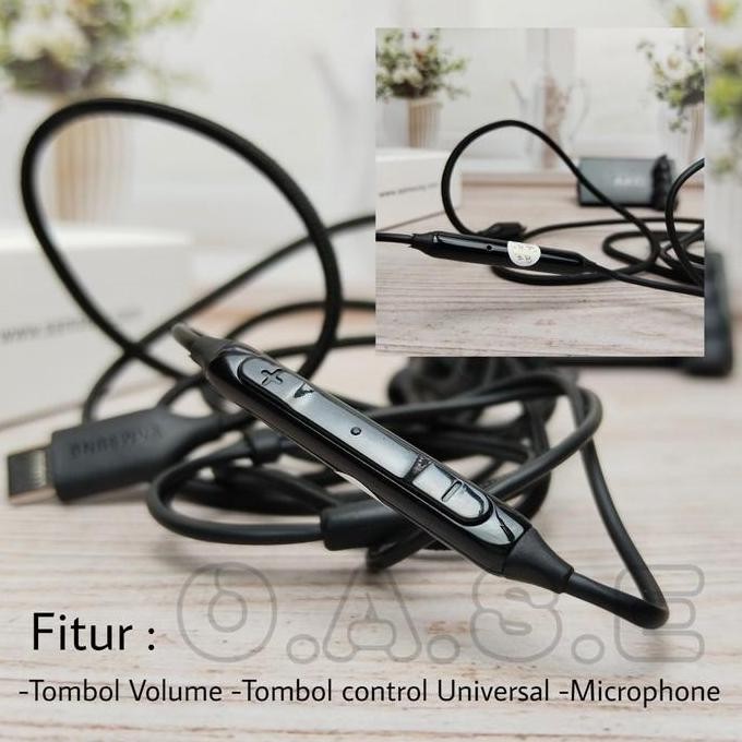 Headset Samsung A54 5G | A55 5G Earphone Ori Akg Type C Original New Stok