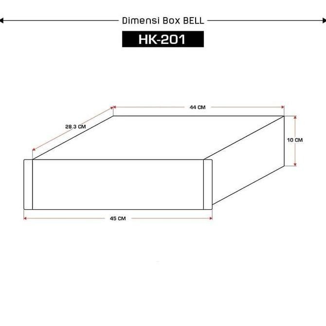 Box Power Amplifier Bell Hk 201 Hk201 Box Bell New Stok