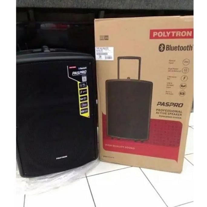 Speaker Polytron Pas Pro15F2 Speaker Aktif Portable 15 Inchi New Stok