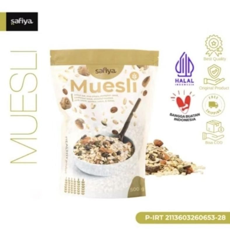 

Ready Muesli Fruit Safiya & Seed | Sereal Sehat Original 1Kg