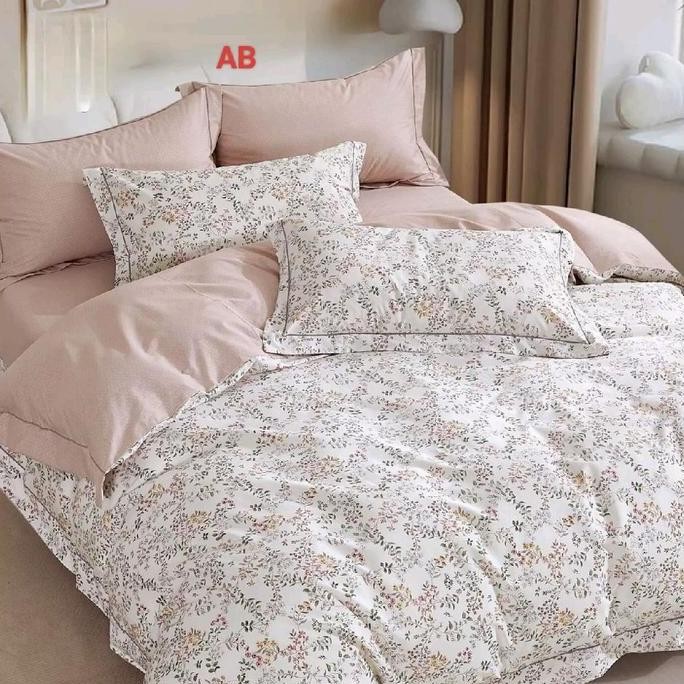 TERMURAH - sprei set katun jepang premium ukuran 160x200 180x200.