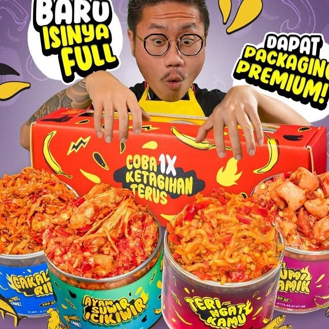 

Eat Sambal 1 Pcs Teringat Kamu Cumi Ciamik Ayam Suwir Teringat Kamu