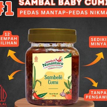 

Sambal Baby Cumi Pedas Gurih Nikmat 160 G