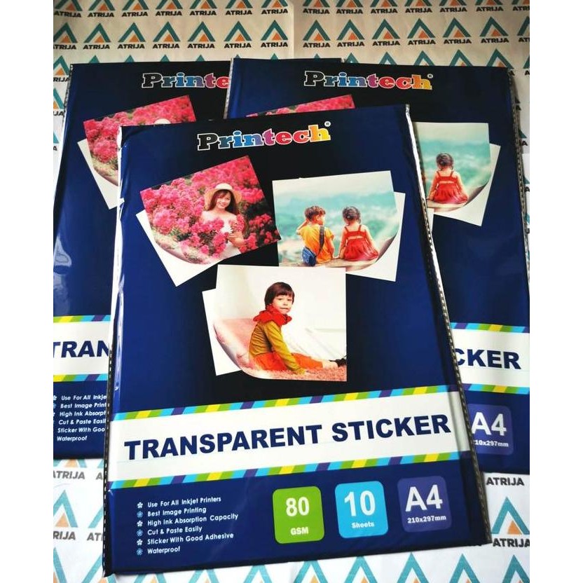 

Kertas Sticker A4 Transparent Sticker Paper Terlaris