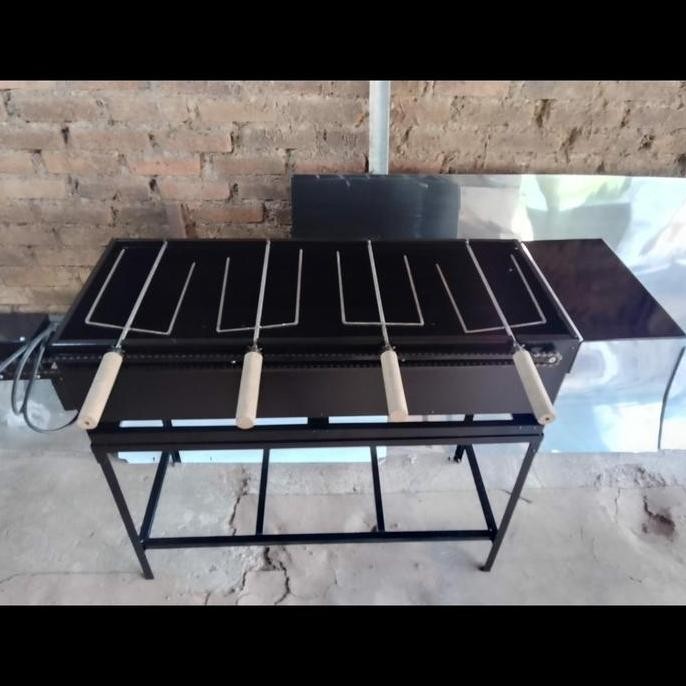 Panggangan/Bakaran/Alat Bakar/ Pemanggang Ayam Guling 100X40X30 + Kaki