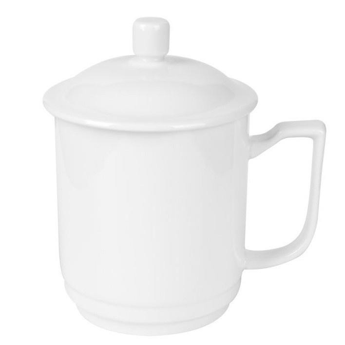 Terlaris Mug Tutup Polos Keramik Porselen Home Line Terbaru