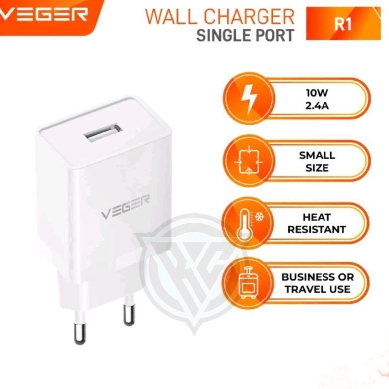 ADAPTER CHARGER VEGER R1 FAST CHARGING