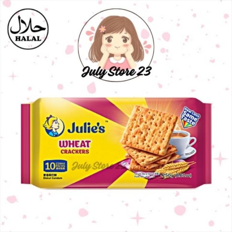 

PJ Julie's Wheat Crackers | Julies Biskuit Gandum 250 g