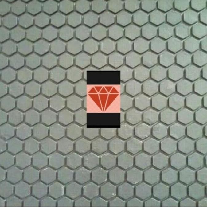 Karpet Lantai Keset Karet Universal Lembaran HEXAGONAL