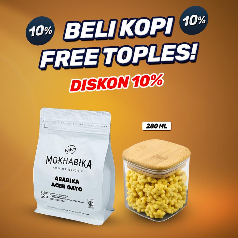 

Paling dicari Aceh Gayo 200gr + FREE TOPLES Aceh Gayo 200gr Arabica Coffee Bean Single Origin 200 / kopi Arabica Aceh Gayo 200 gram Biji Kopi Arabika