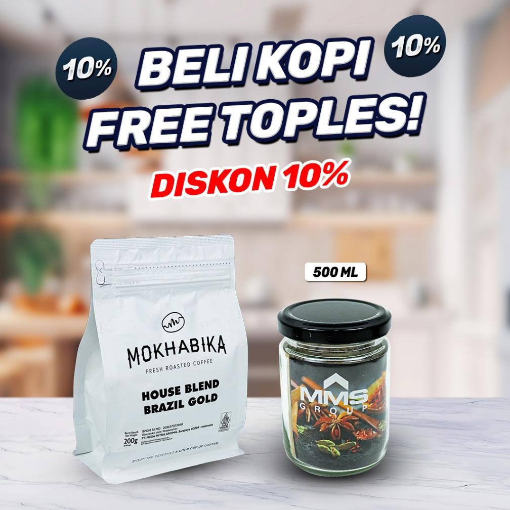 

Paling dicari Brazil Gold 200gr Arabica House Blend Coffee Bean 200 gr Biji Kopi Blend Arabika