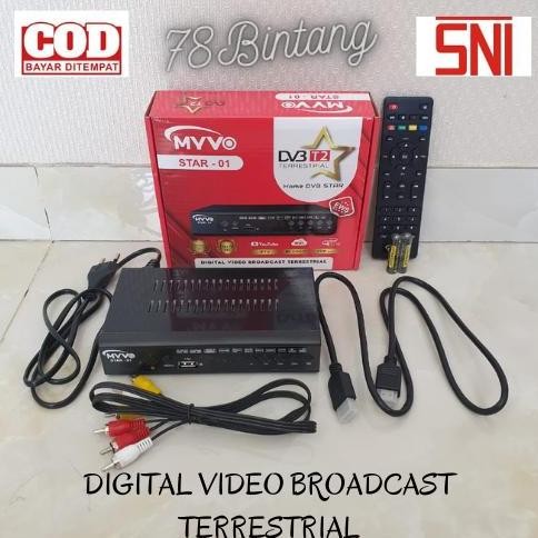 SET TOP BOX TV DIGITAL MYVO DV3 T2 TERRESTRIAL - SET TOP BOX