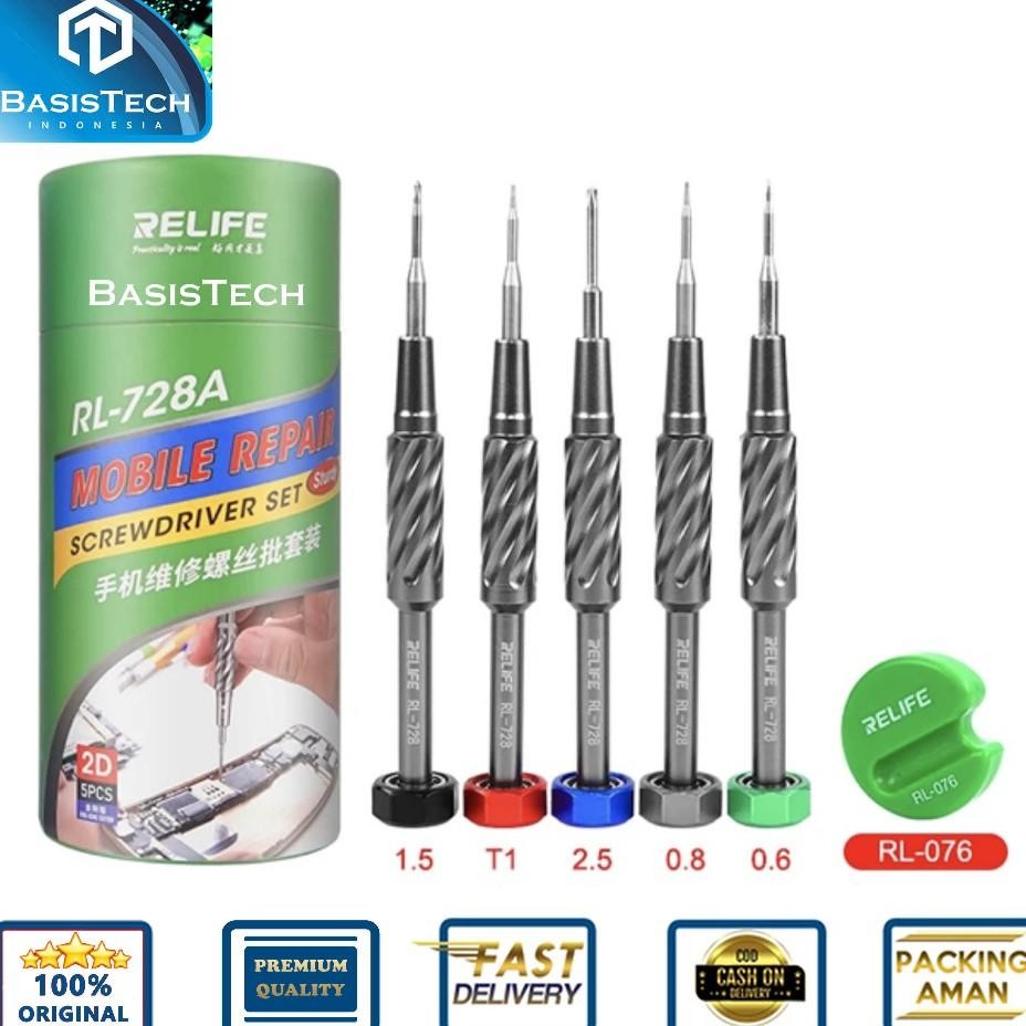 Obeng Baja Satuan 0.6 0.8 1.5 2.5 Relife Rl728A Rl728 2D