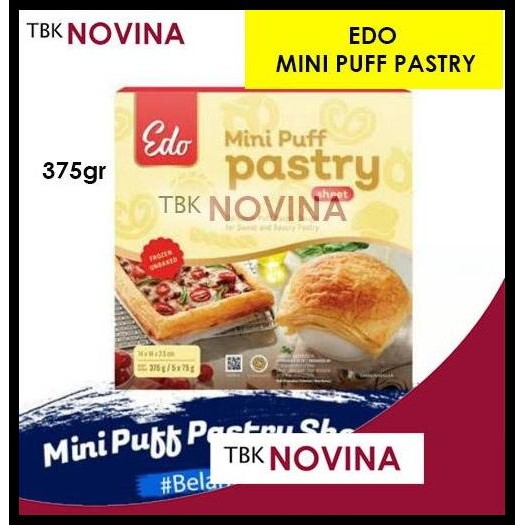 

Terlaris EDO PUFF PASTRY SHEET 375gr/ 750gr Best Seller