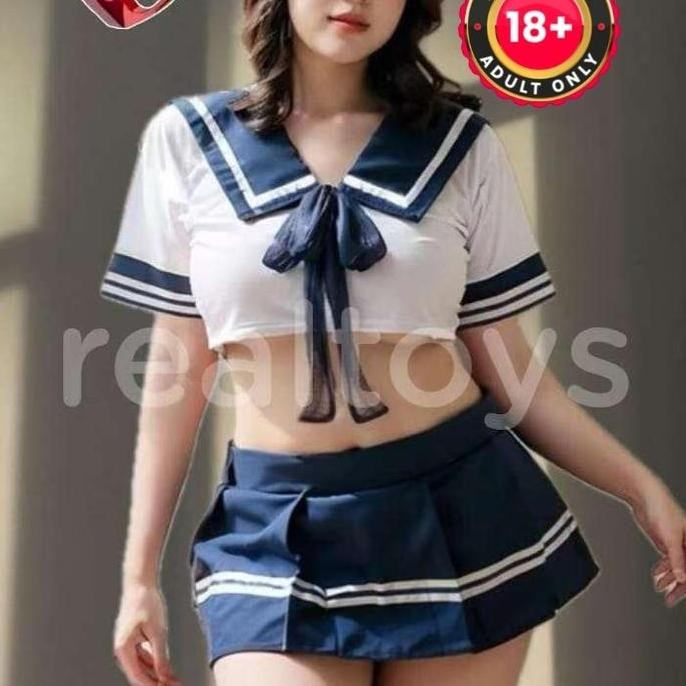 Tersedia Baju Lingerie Cosplay Seragam Sekolah Jepang All Size
