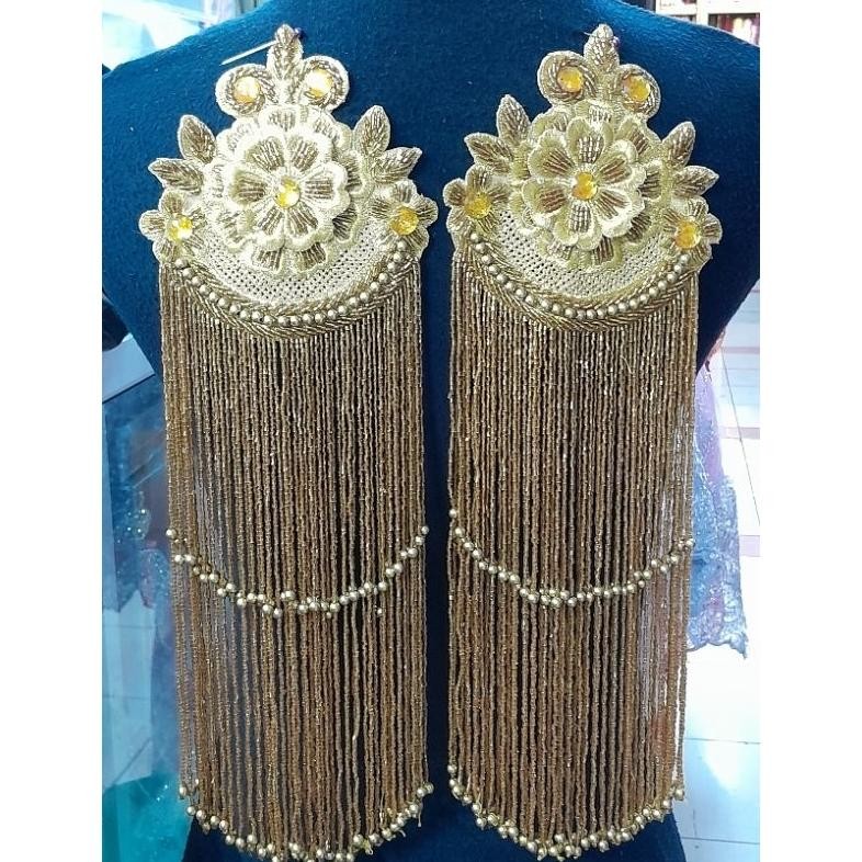 bordir payet rebeca / teratai / juntai / pundak / aplikasi bordir payet AST